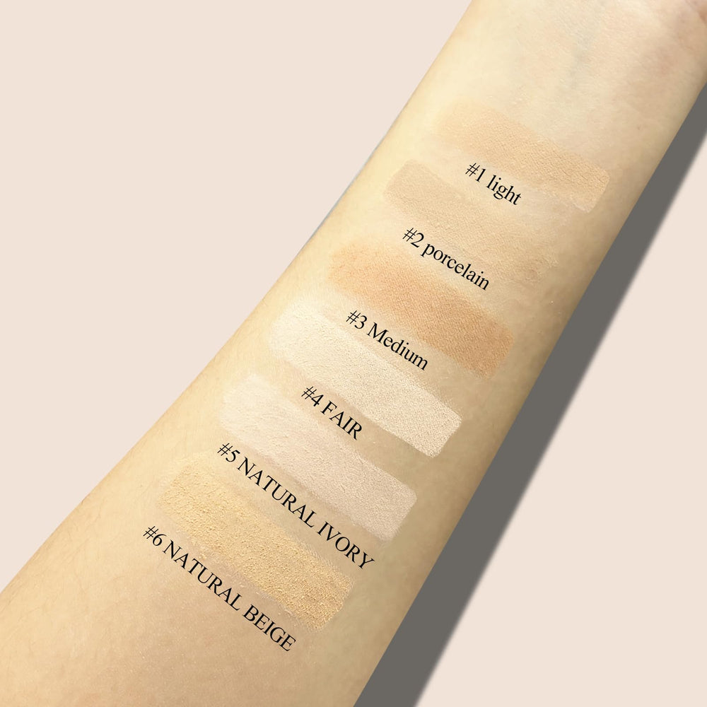 Freeorr included puff helps easy, precise application on the go.