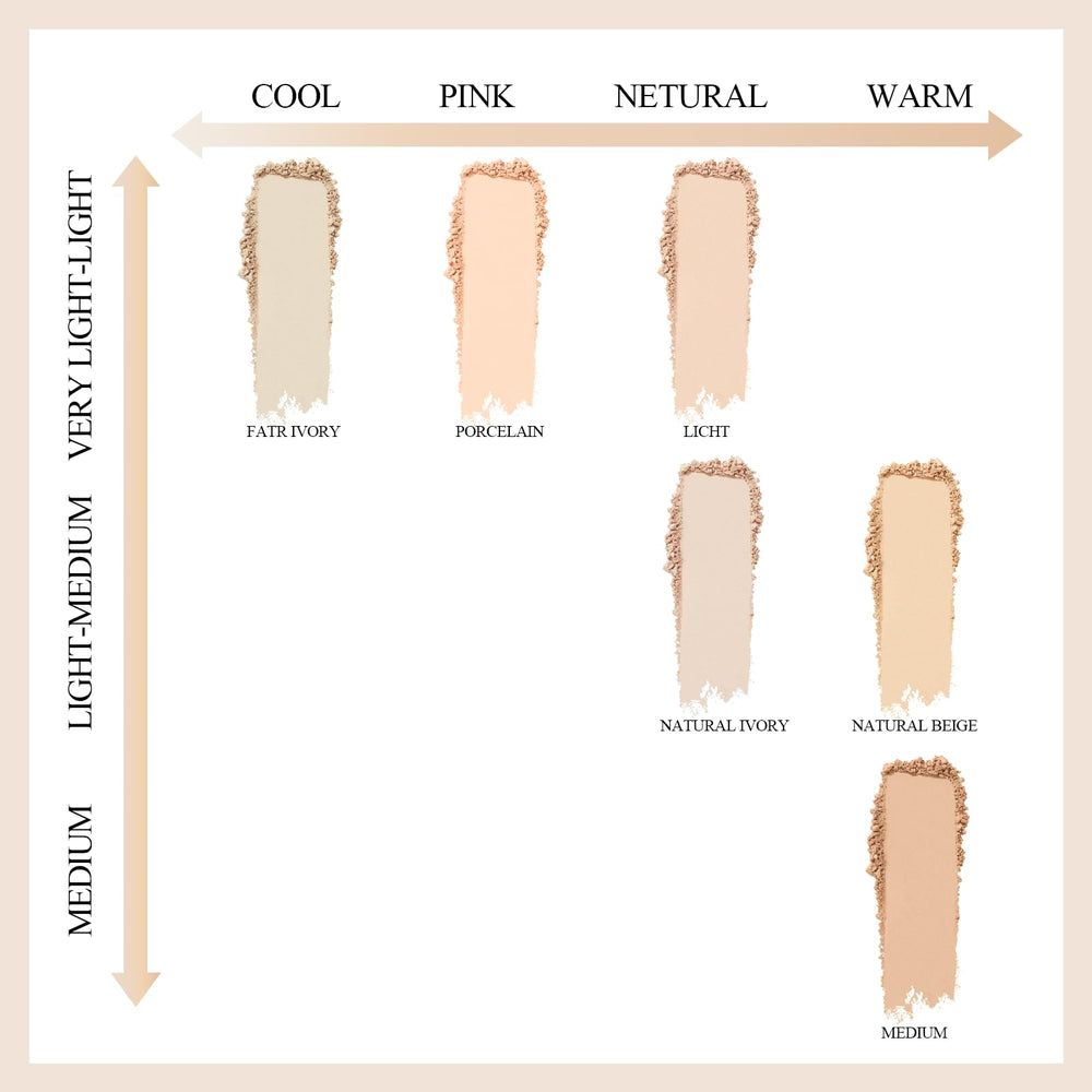 Freeorr mineral powder with SPF 35 protects skin and sets makeup.