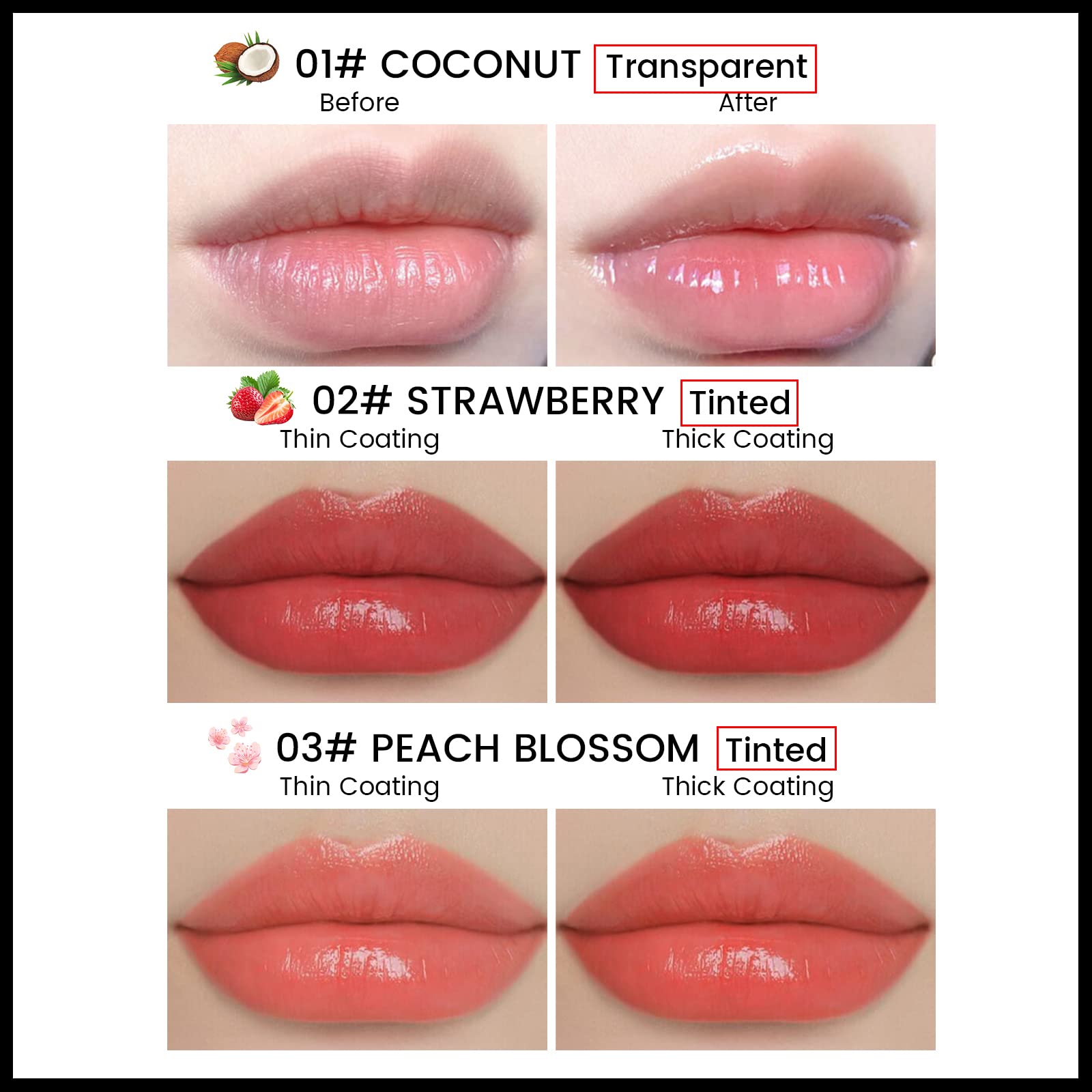 FREEORR apricot tinted lip balm for brighter lips with moisture