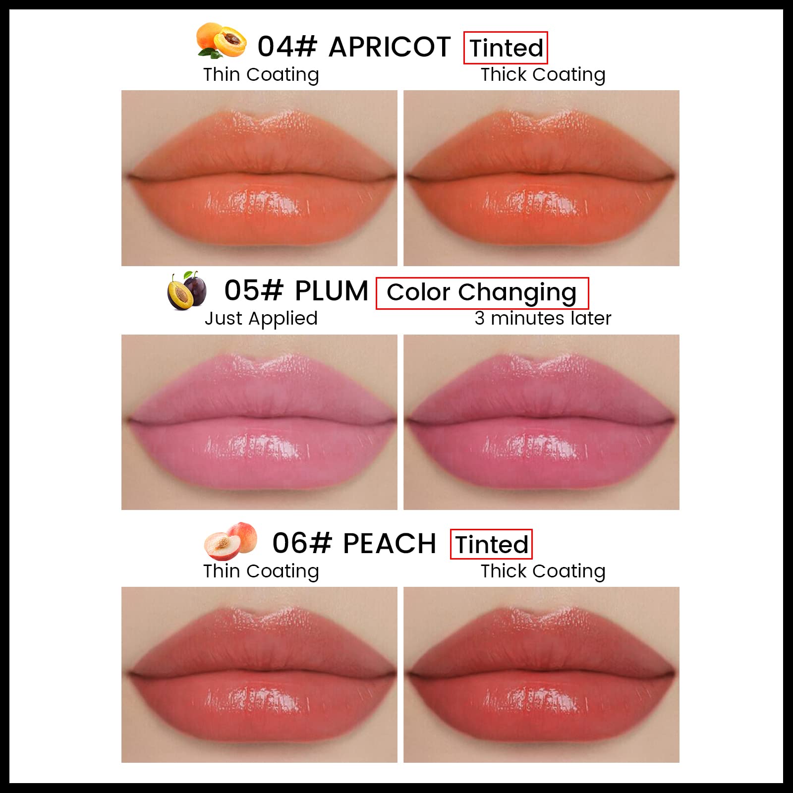 FREEORR peach tinted lip balm to build color with lightweight comfort