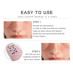 FREEORR Ultra-fine brush tip helps precise freckle placement.