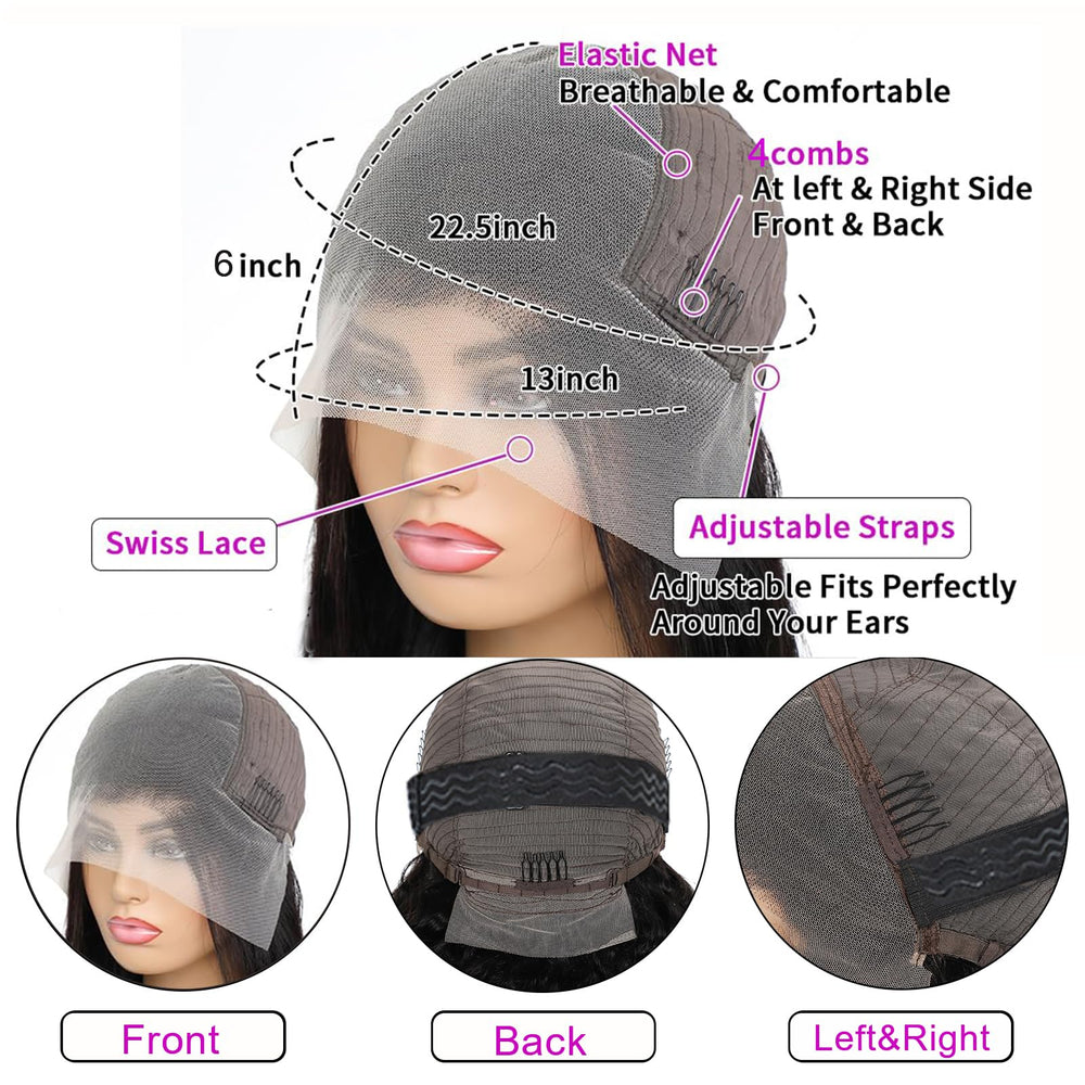 Freeternit long-lasting wig ideal for daily wear and workouts.