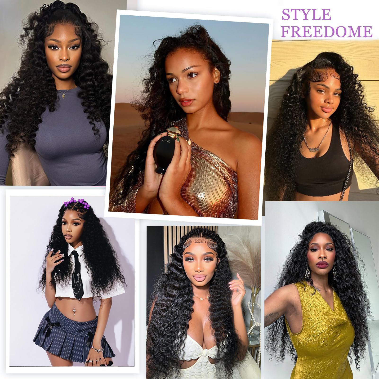 Freeternit silky curly hair feels soft with minimal tangling.