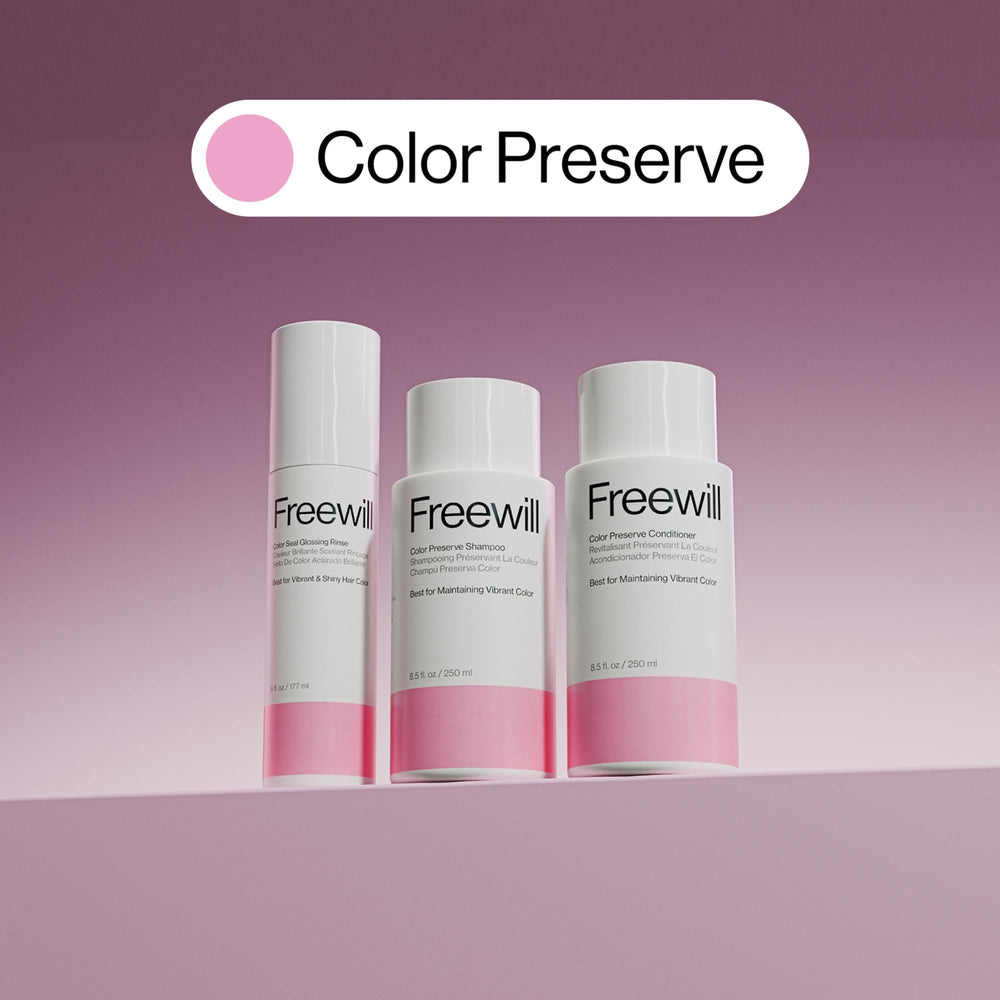 Freewill Color Seal Glossing Rinse rinse-after-use leaves hair smooth and ready to style