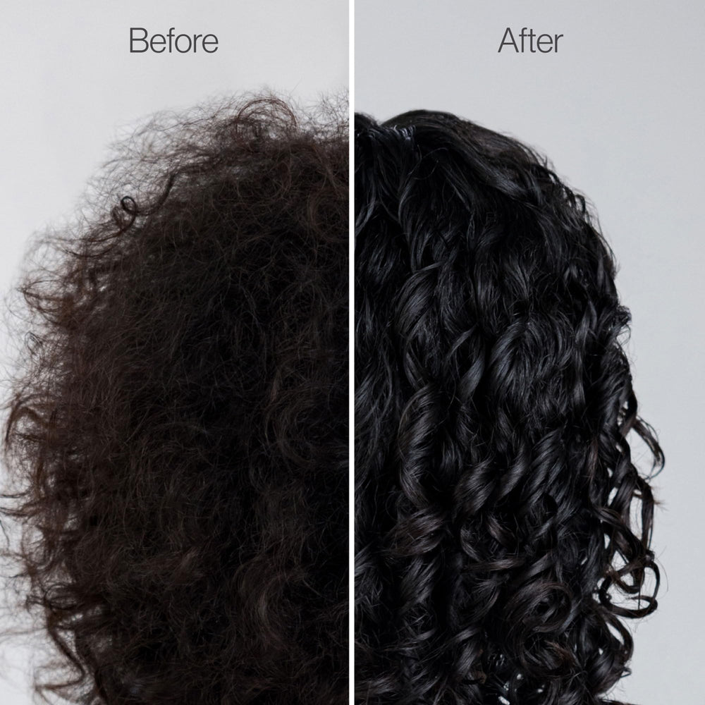 Freewill Deep Moisture Coil Cream on damp hair shaping soft, flexible coils.