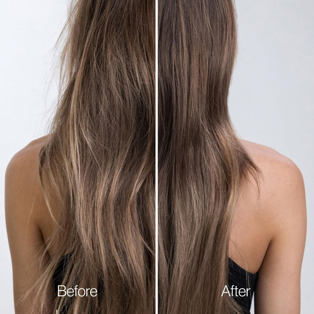 Freewill Restorative Repair Conditioner hair application scene demonstrates smooth detangling.