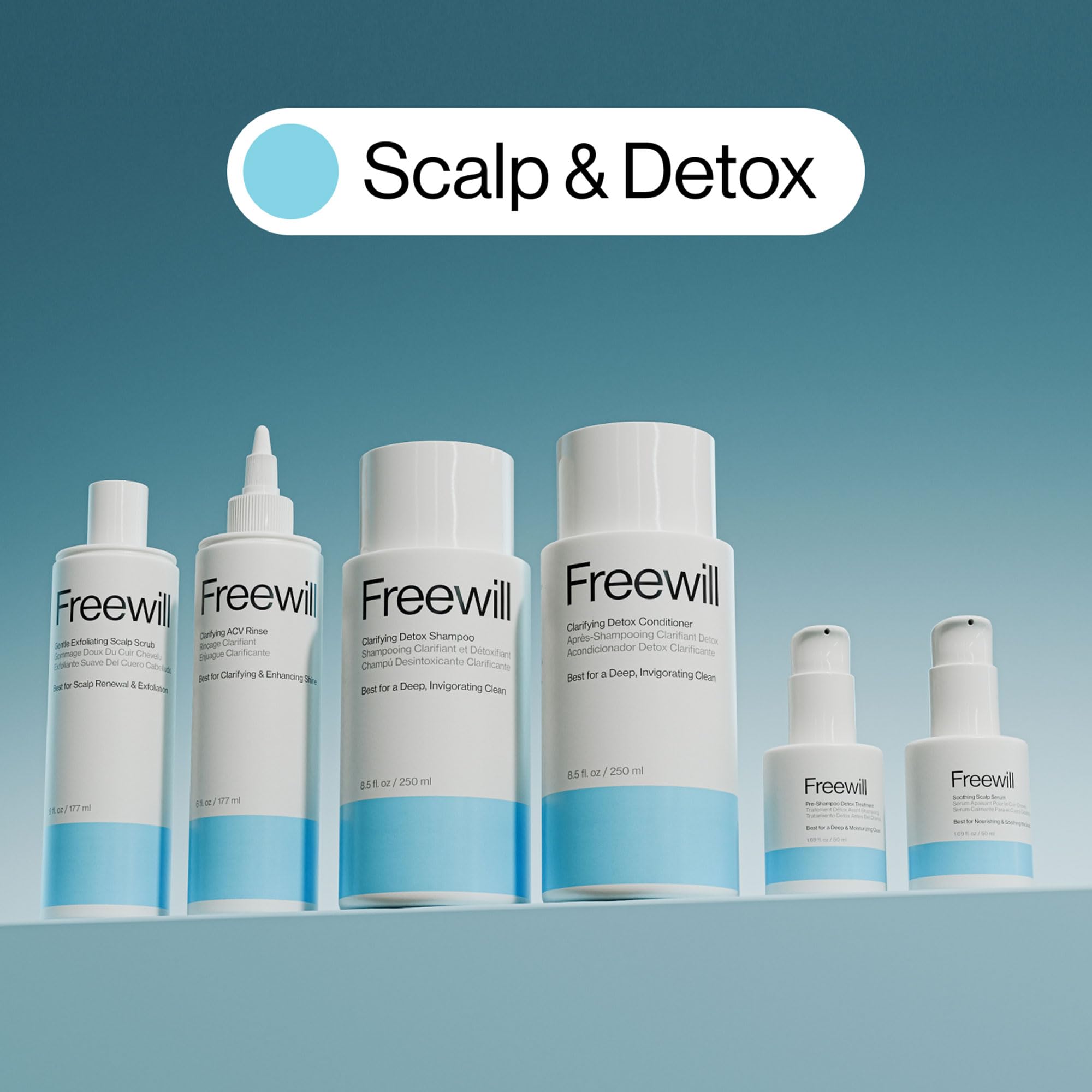 Freewill scalp massage demonstrates soothing routine for everyday care