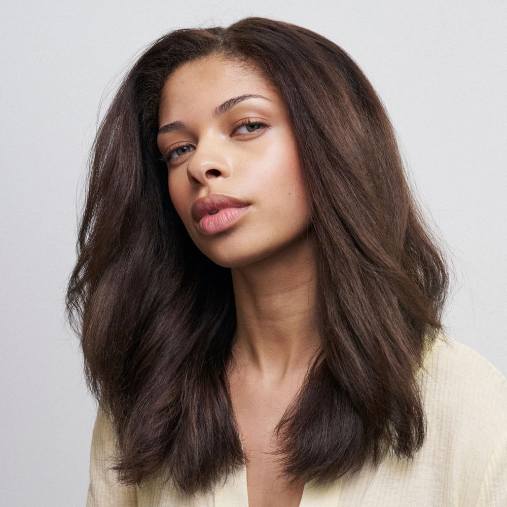 Freewill Volume Boosting Conditioner wet hair texture shows silky softness before styling
