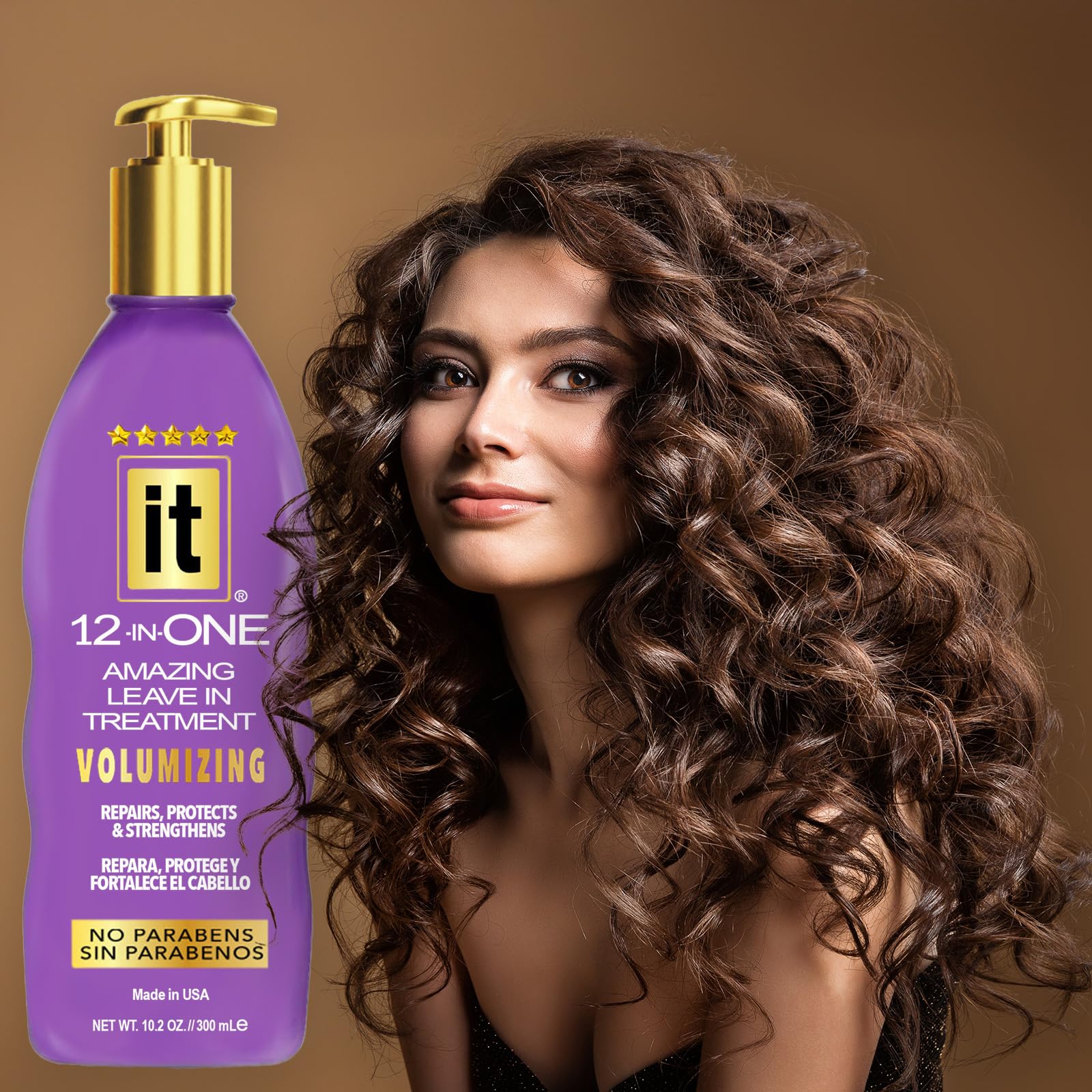 Freeze It IT 12-in-One volumizing application keeps hair nourished.