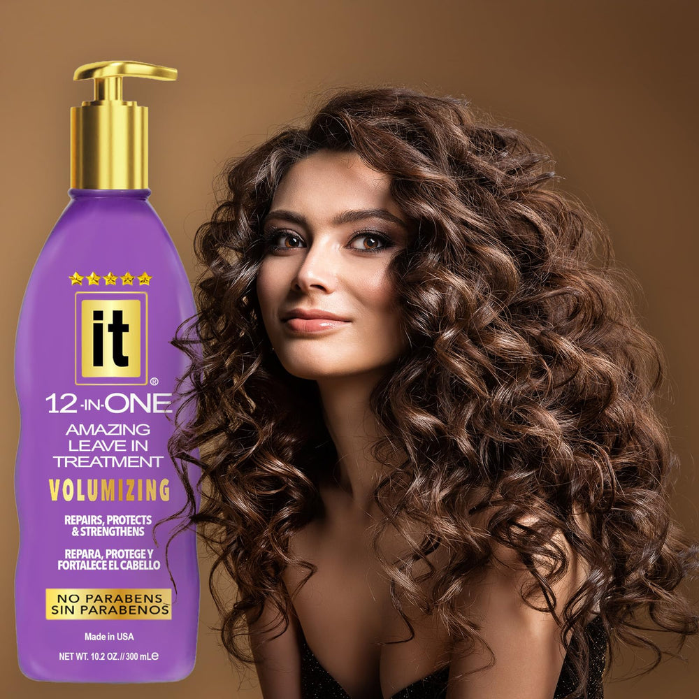Freeze It IT 12-in-One volumizing application keeps hair nourished.