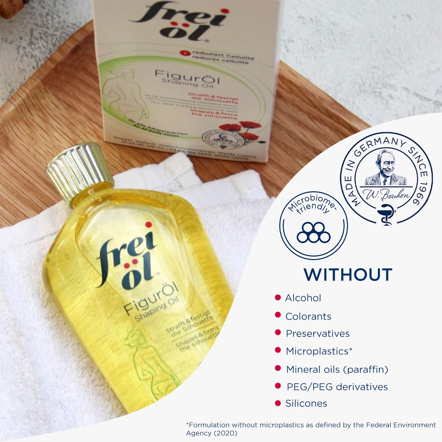 frei oil shaping oil citrus scent enhances daily skincare routine