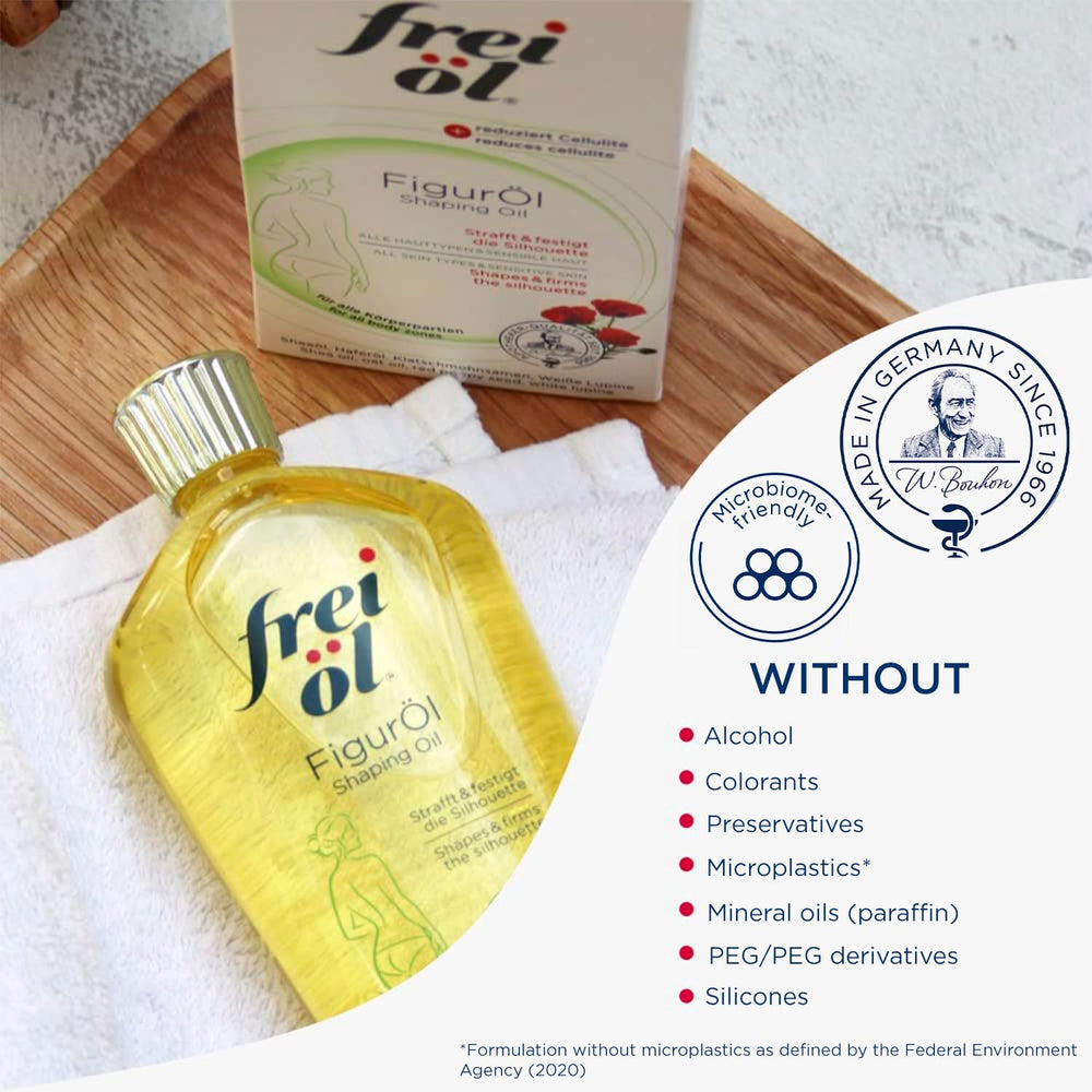 frei oil shaping oil citrus scent enhances daily skincare routine