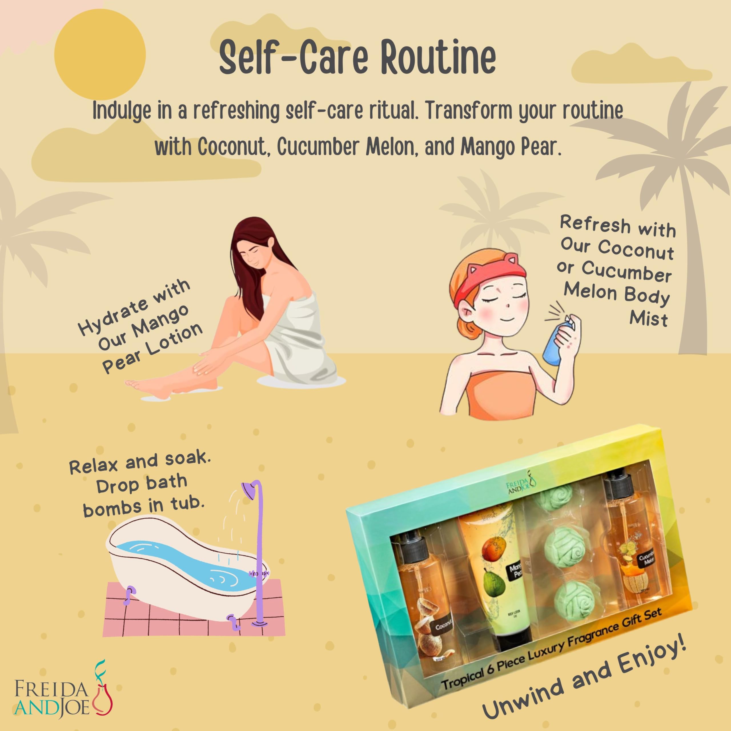 Freida and Joe bath bombs set delivers relaxing, fragrant bath experience