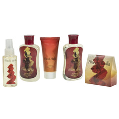 Freida and Joe French Vanilla Shower Gel bottle highlights a rich fragrance.