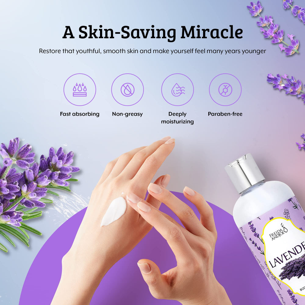 Freida and Joe lavender flowers suggesting soothing aromatherapy moment