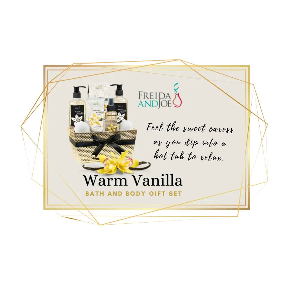 Freida and Joe warm vanilla body lotion for daily hydration