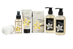 Freida and Joe warm vanilla shower gel for spa-like cleansing