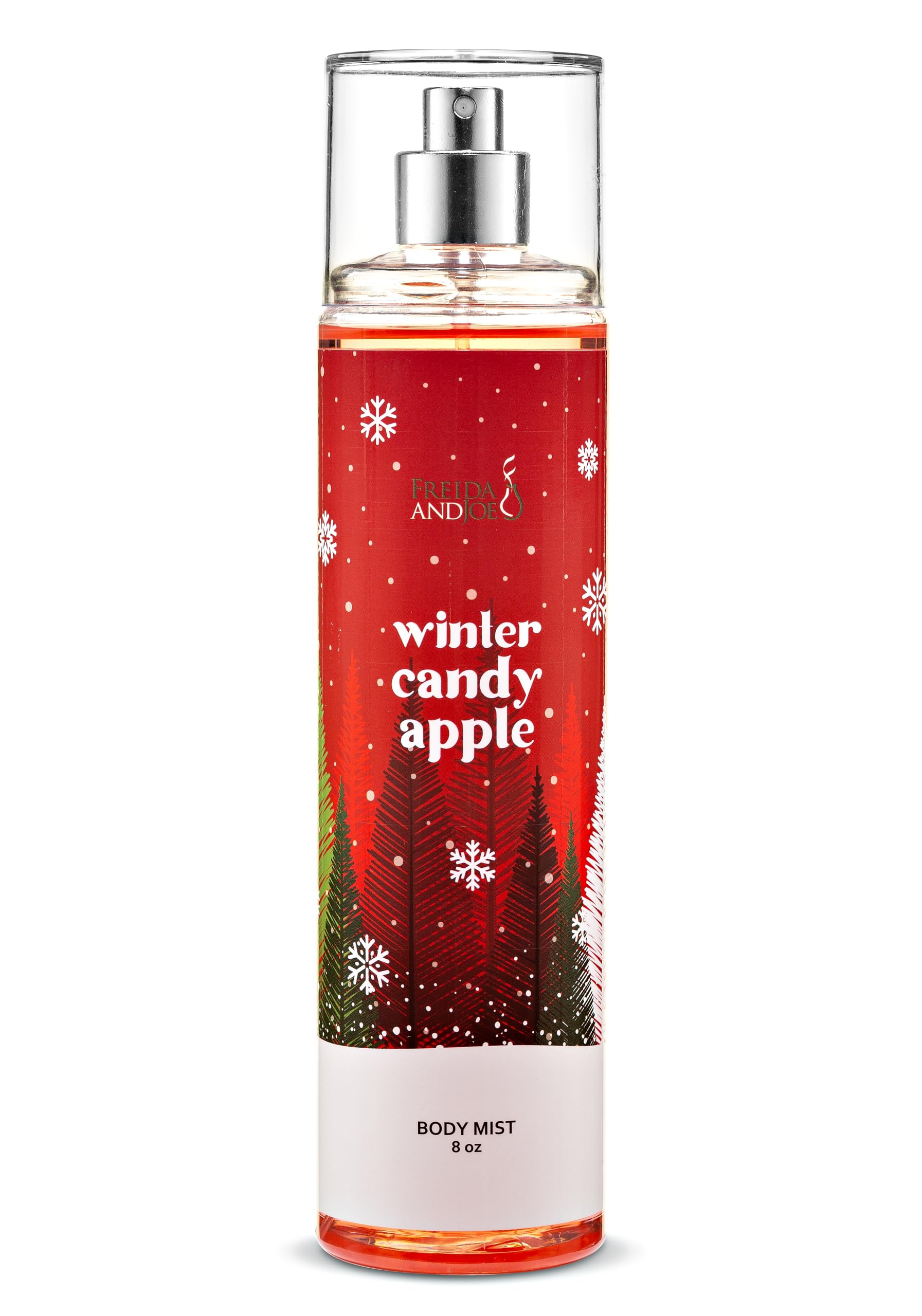 Freida and Joe Winter Candy Apple bottle for everyday refresh and festive mood.