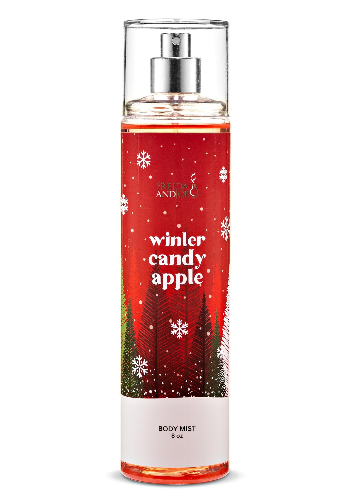 Freida and Joe Winter Candy Apple bottle for everyday refresh and festive mood.