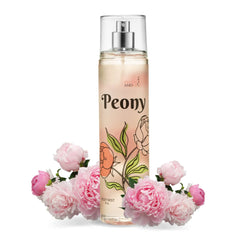 Freida and Joe Peony Elegance bottle pour for a light floral refresh.