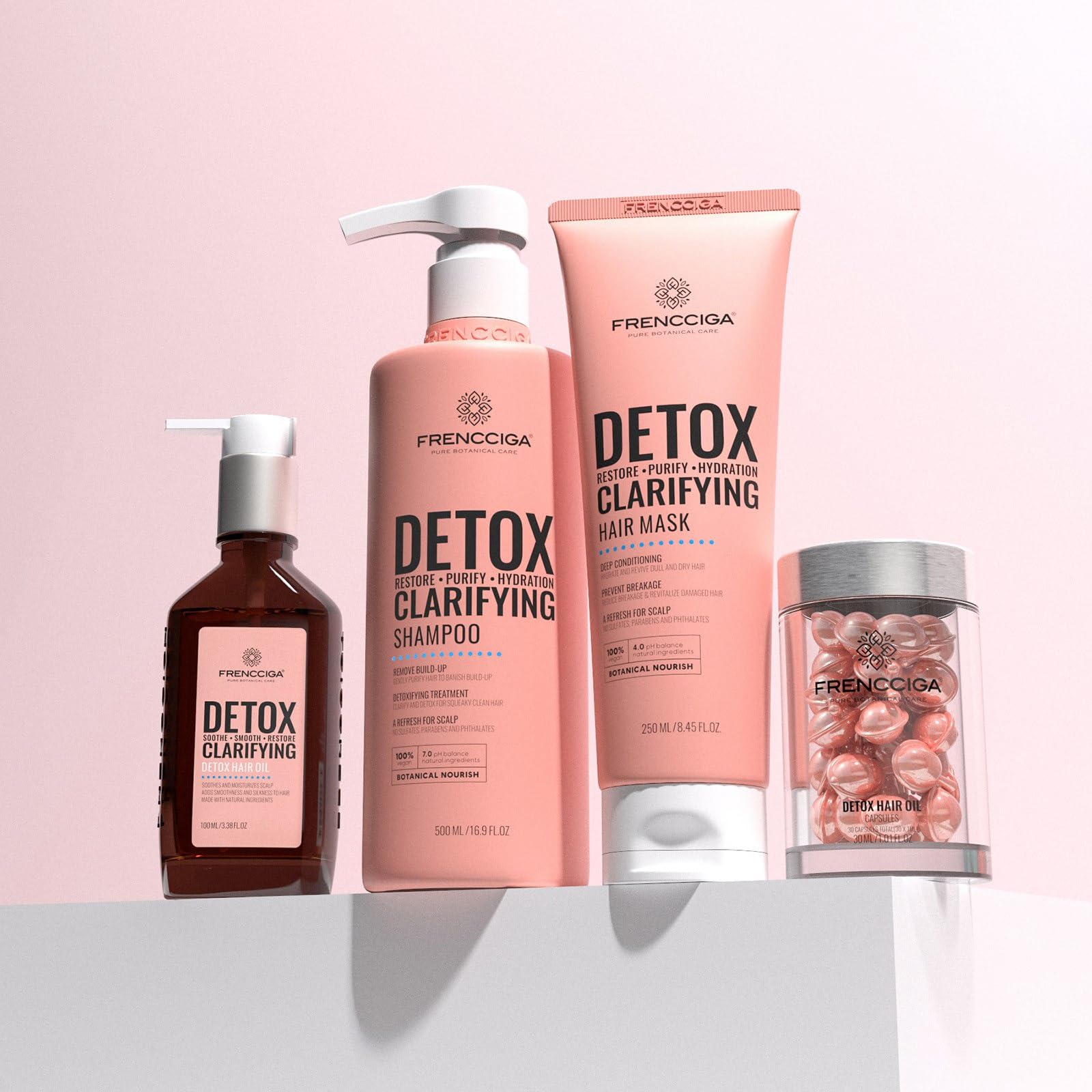 FRENCCIGA Detox Hair Mask promises clear results with regular use.