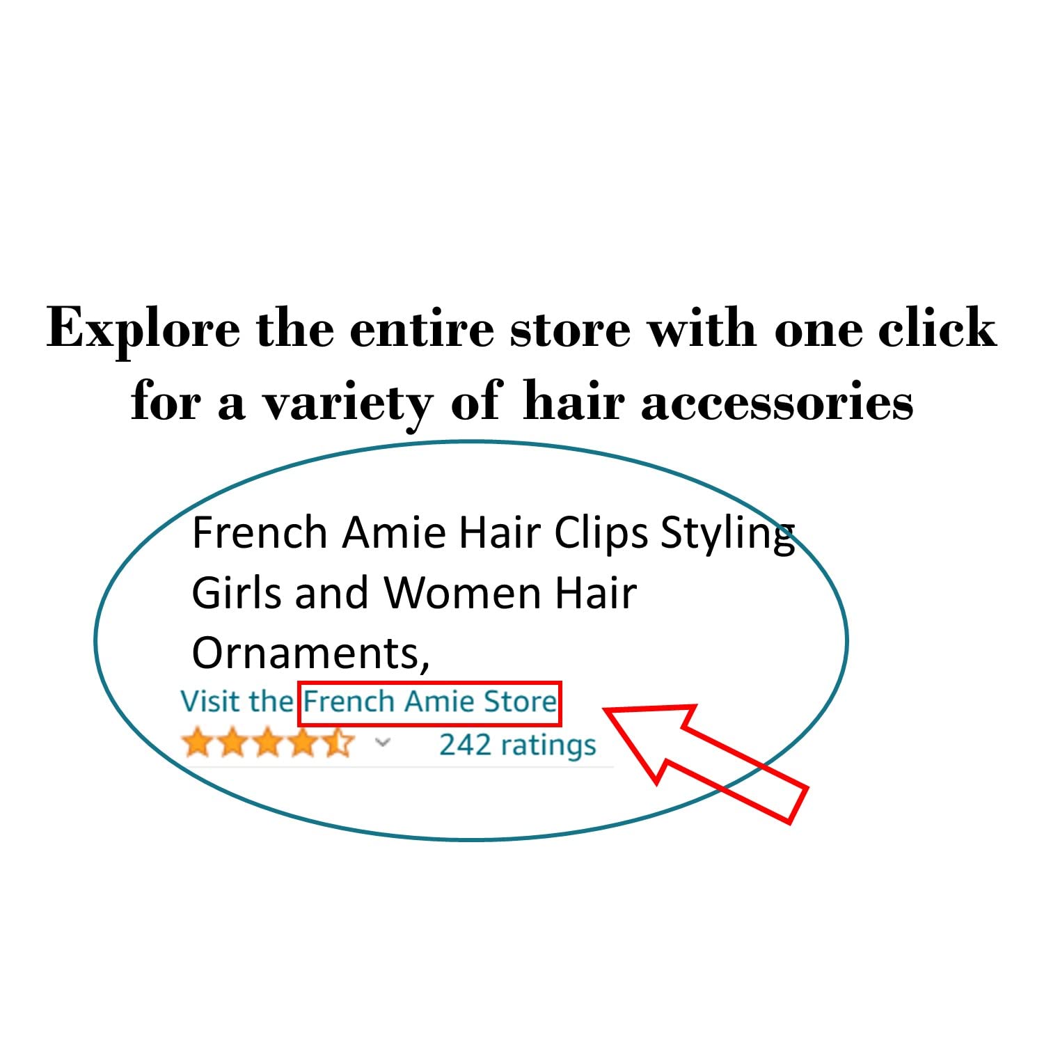 French Amie Curved Tokyo large clip packaging display reflects premium craftsmanship.