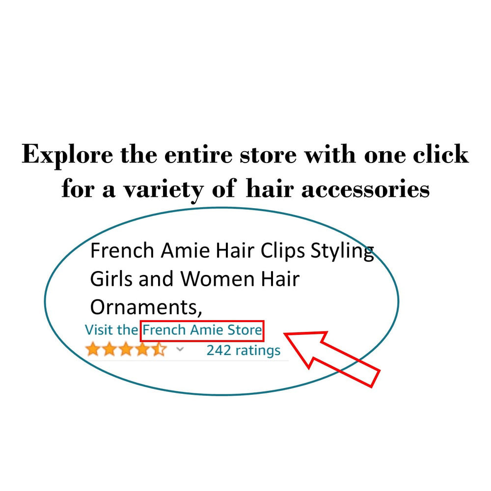 French Amie Curved Tokyo large clip packaging display reflects premium craftsmanship.