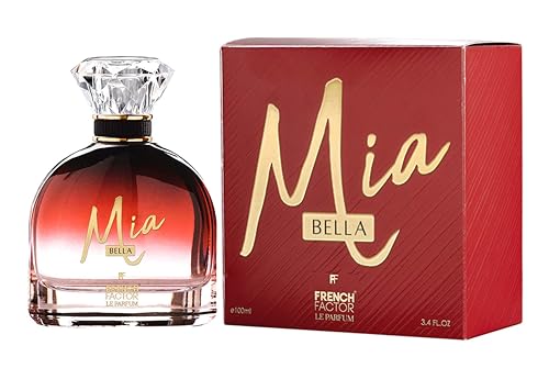French Factor Mia Bella bottle front view showing an elegant daily fragrance.