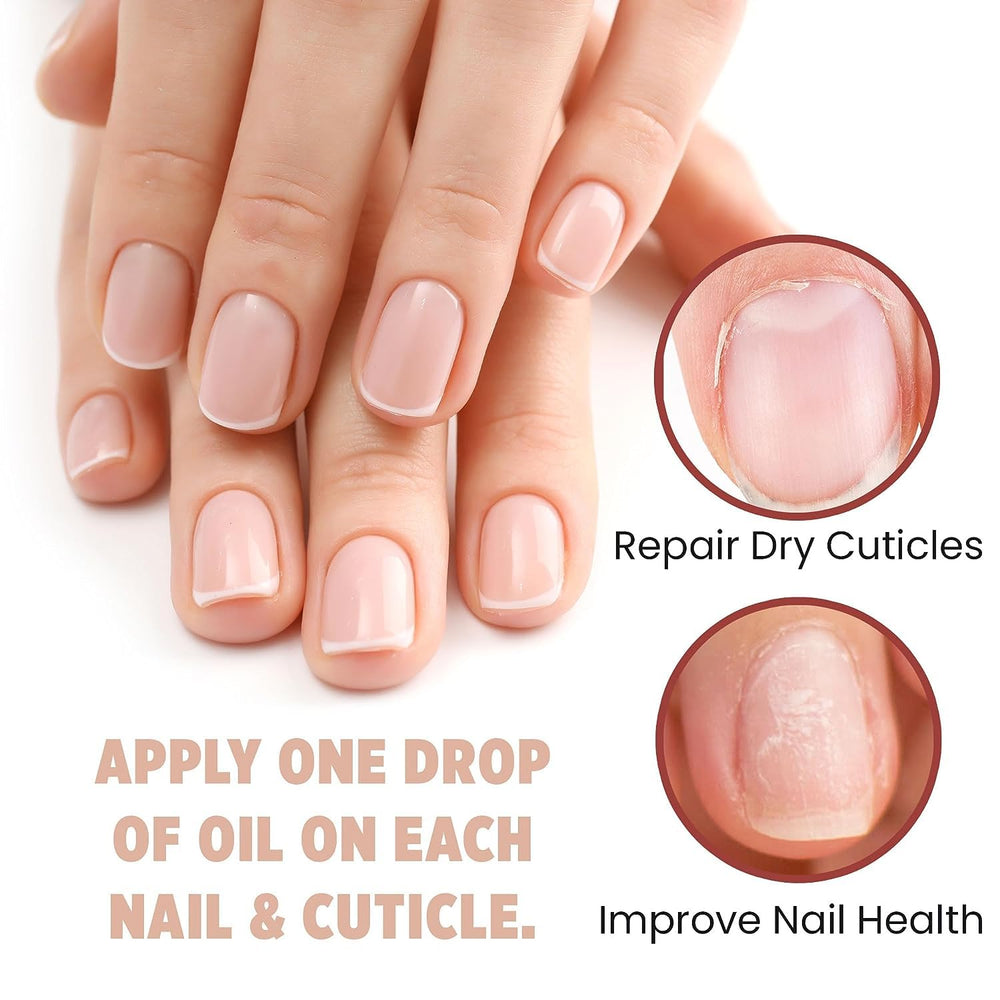 French Girl Nail & Cuticle Oil applied after washing hands to prevent dryness.