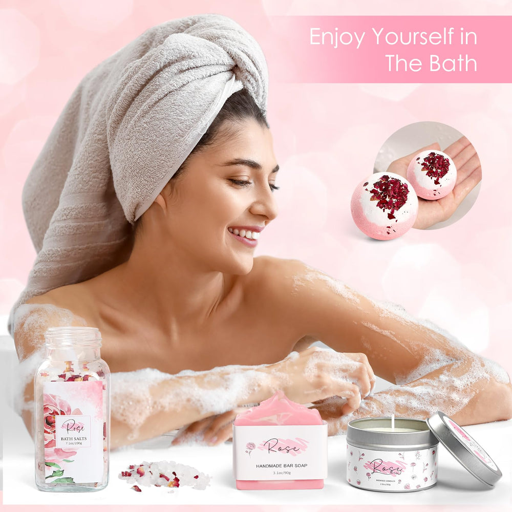 Frerdui Rose Spa Soy Wax Candles create cozy ambience