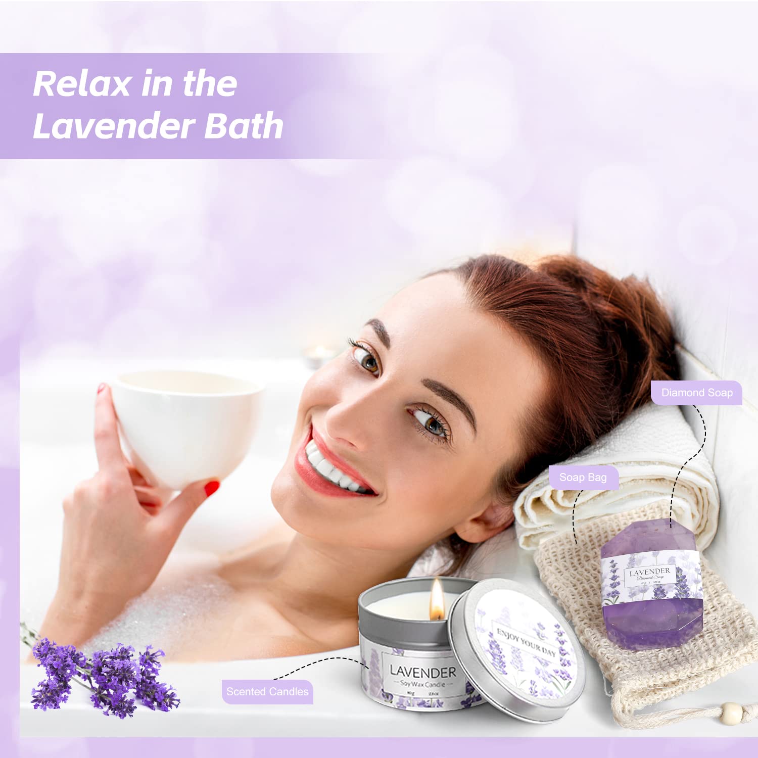 Frerdui soy wax candles 80g create a warm, calming ambiance