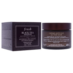 Fresh Black Tea Advanced Age Renewal Cream application on skin for hydration