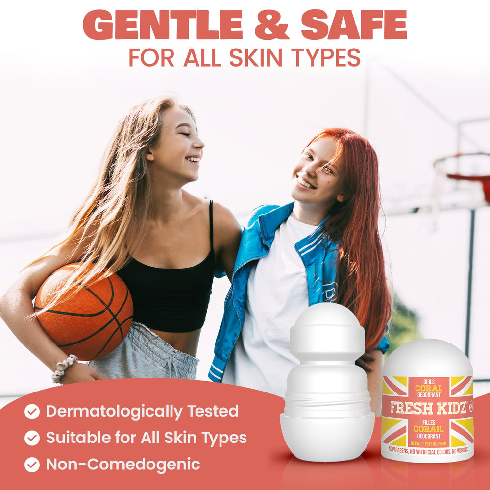 Fresh Kidz Coral scent notes highlight warm citrus with sandalwood and amber.