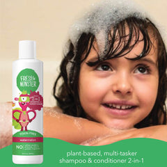 Fresh Monster kids hair clean, shiny, and silky.
