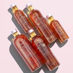 Close-up of Fresh Rose Toner pump for precise, mess-free dispensing