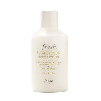 Fresh Sugar Lemon Lotion close-up texture showing nourishing mango seed oil
