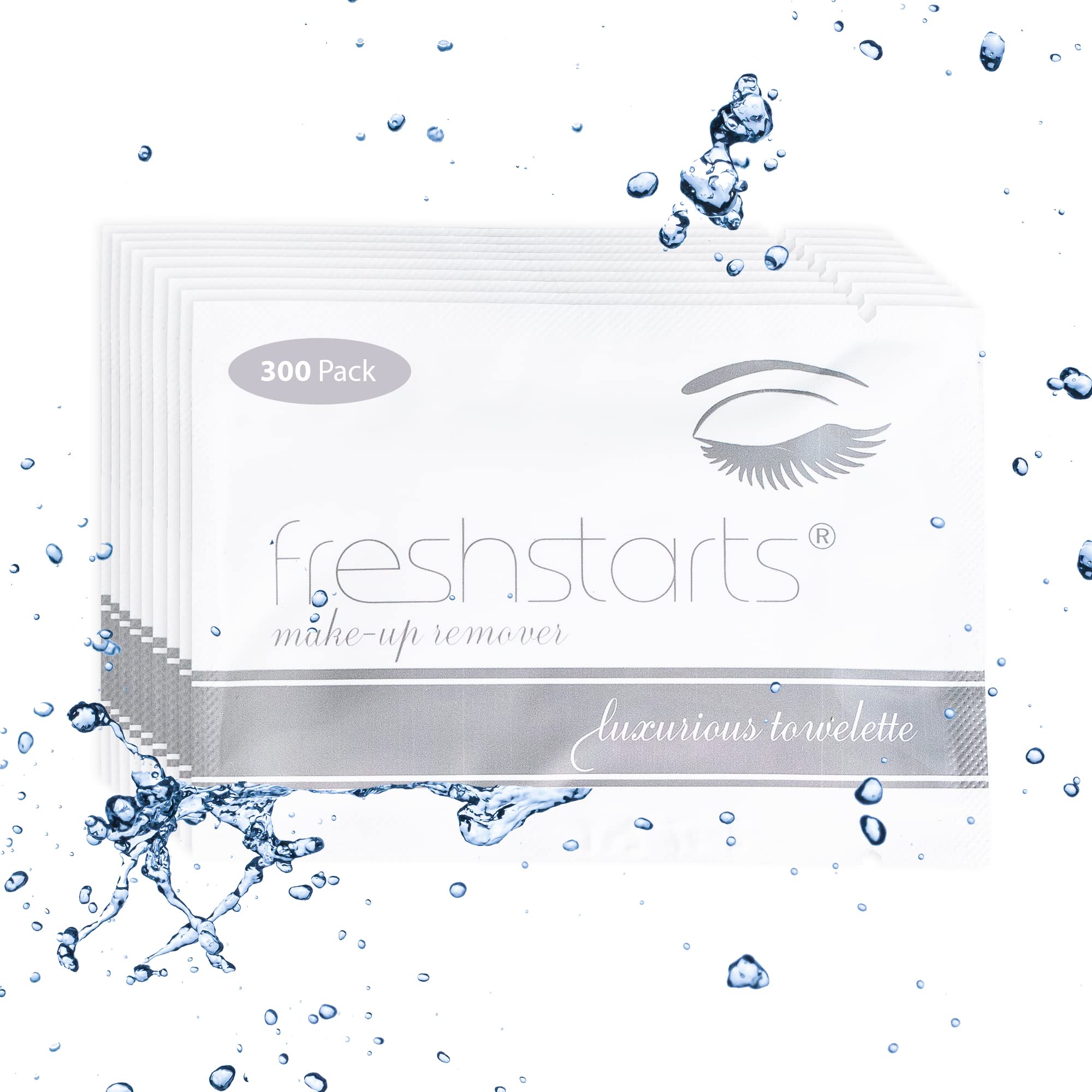 Freshends 300 bulk pack makeup remover wipes front view for quick cleansing and refreshment.