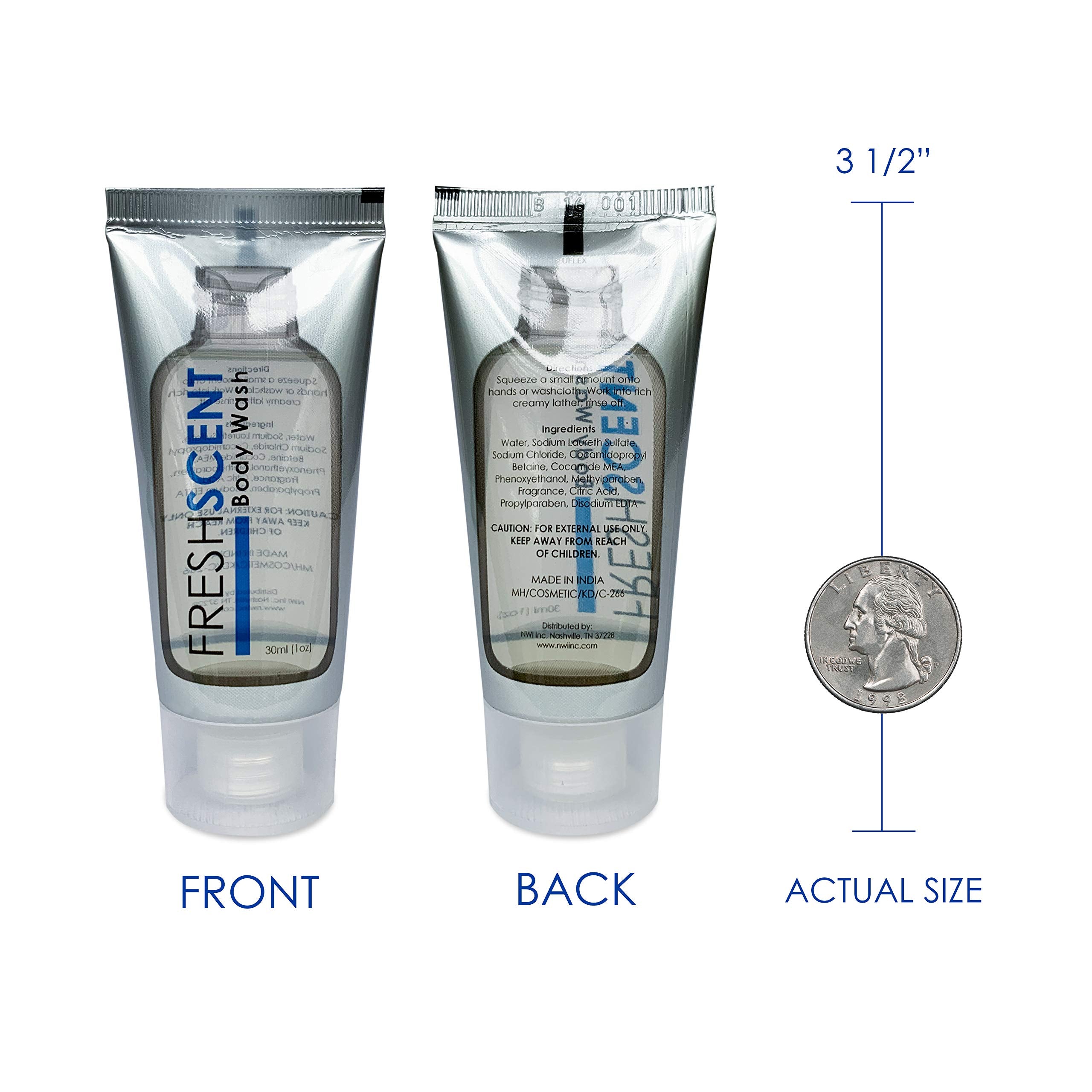 Freshscent 1oz foil-seal tube prevents leaks in storage.