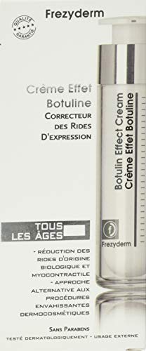 FrezyDerm Botulin Effect Cream application in hand demonstrates ease.