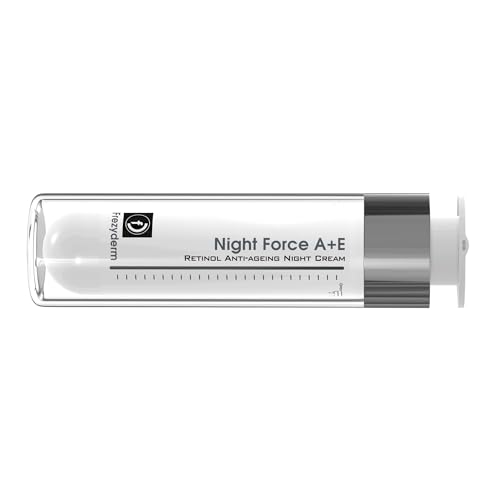 FrezyDerm Night Force tube application demonstrates easy nightly skincare routine for aging skin