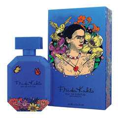 Frida Kahlo Blue Deluxe bottle on display, ideal for all-day wear.