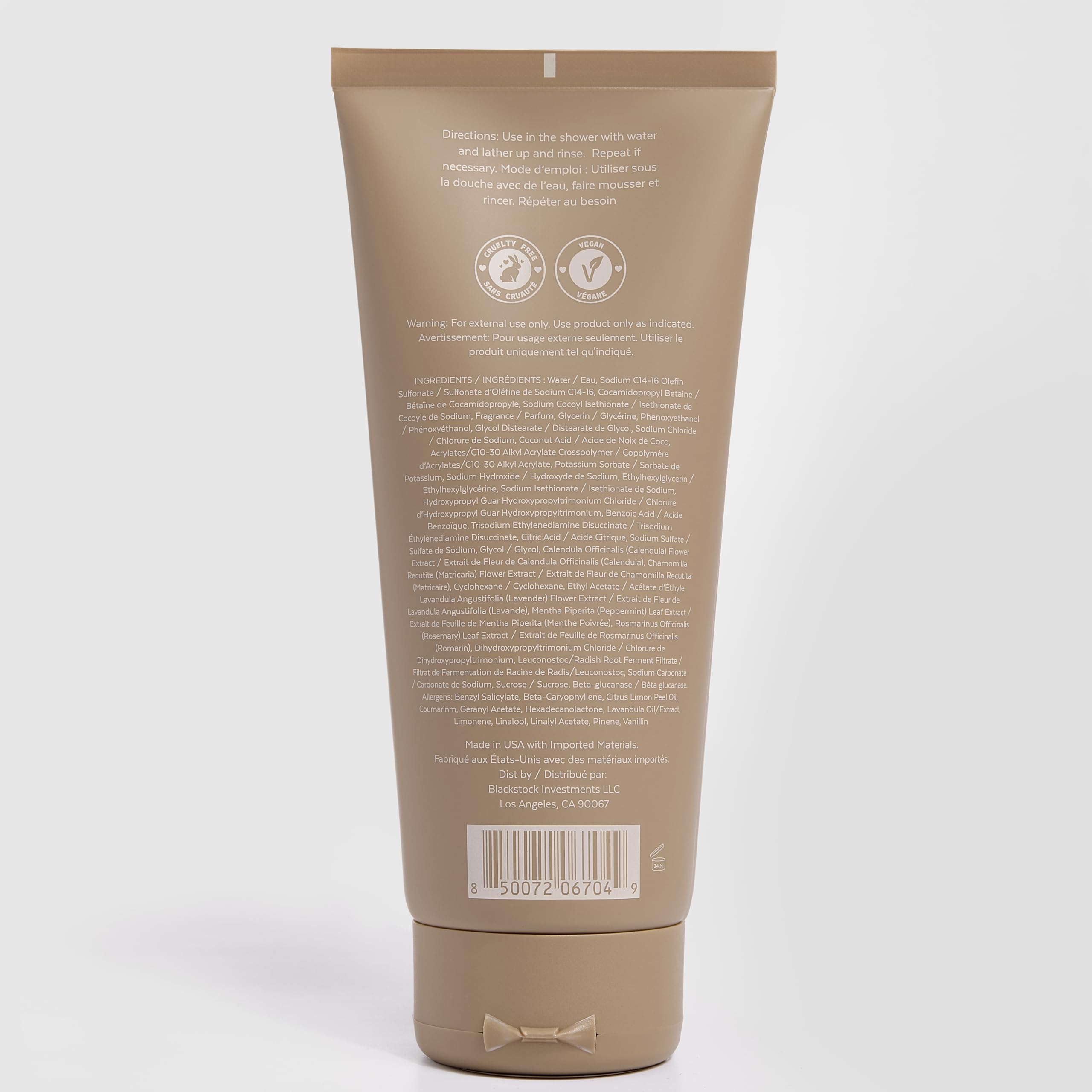 Foamy lather in the shower with FRIDAYS Her Business Body Wash for a spa-like moment.
