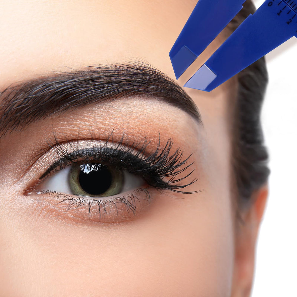 Frienda five piece eyebrow ruler set packaging and contents