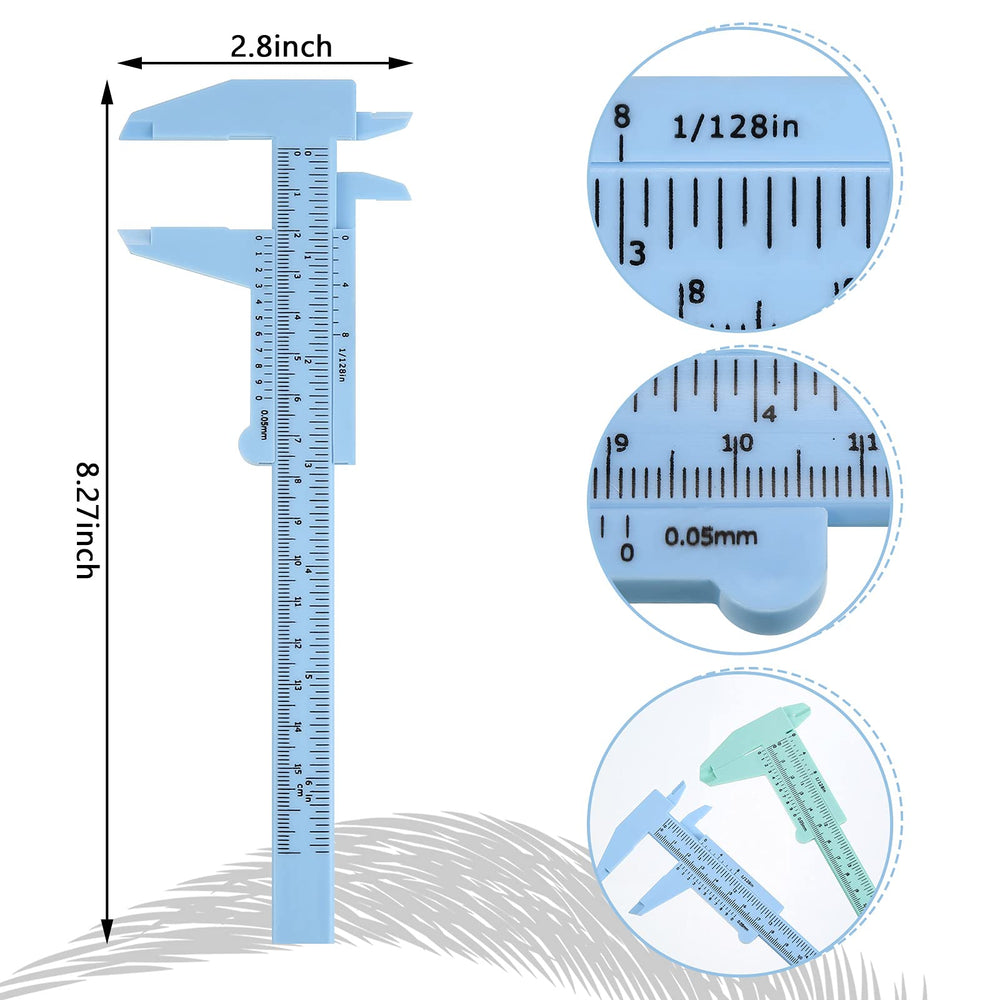 Frienda five-piece ruler close-up shows metal inlay and durable construction