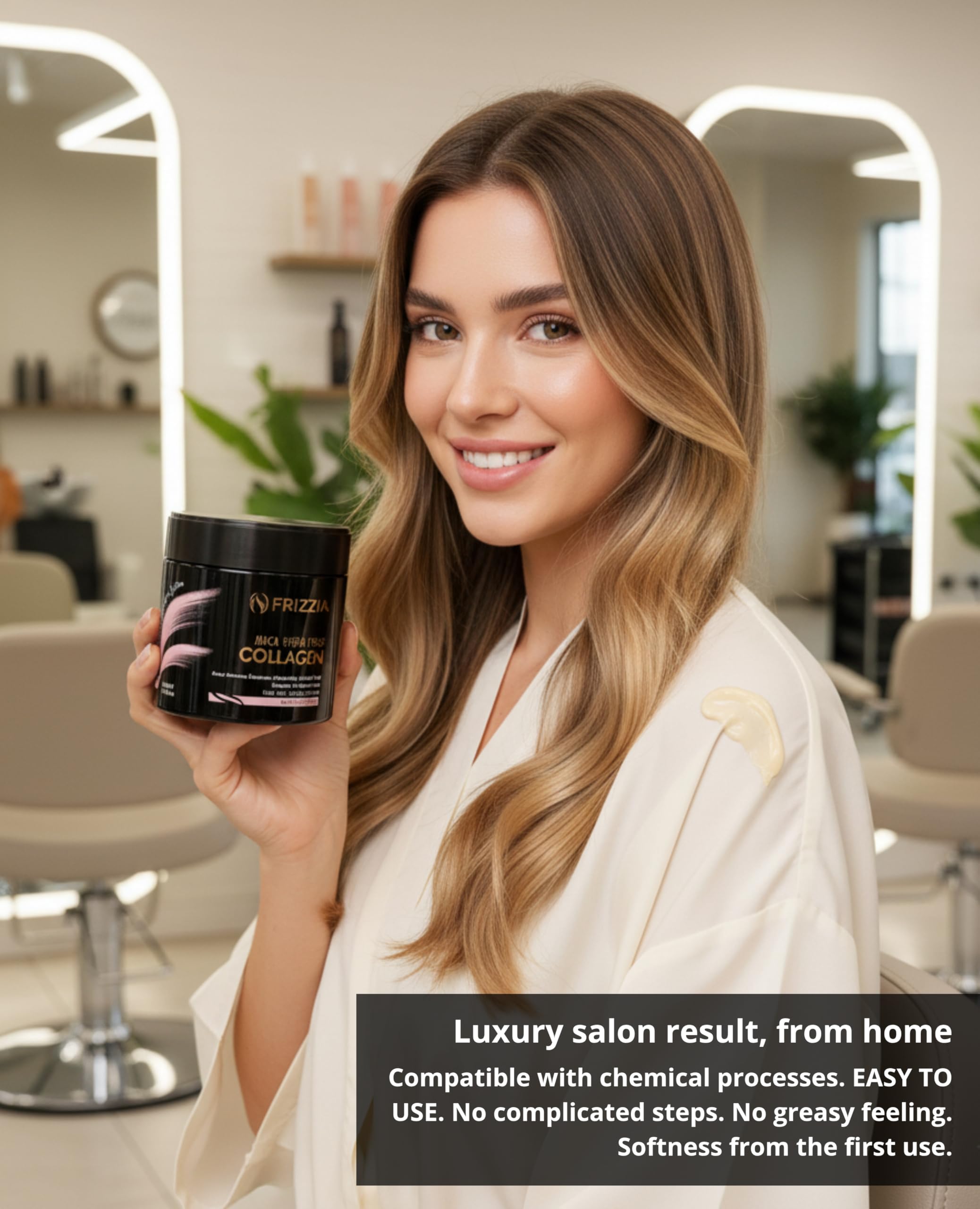 Frizzia all hair types safe for color-treated hair