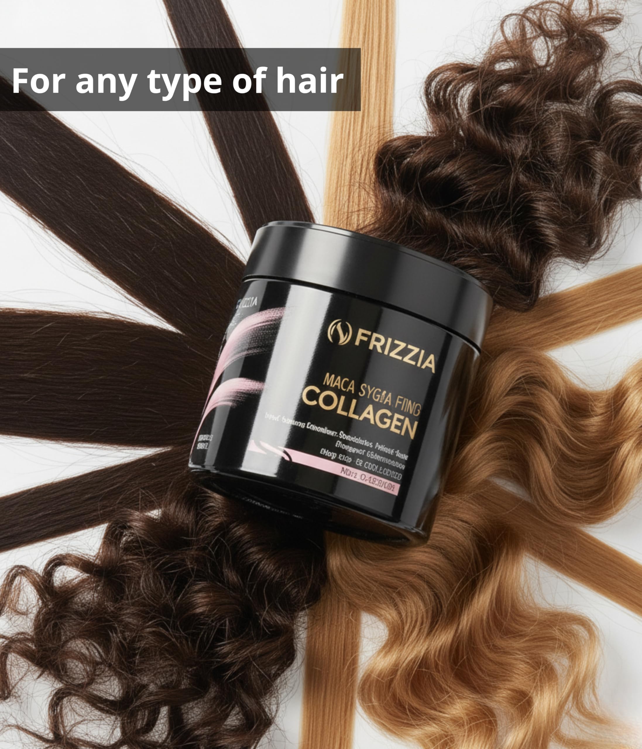 Frizzia salon-quality results at home demonstrated on hair