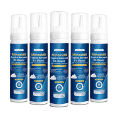 Frnoip 5% Minoxidil Foam bottle for daily thinning-hair routine.