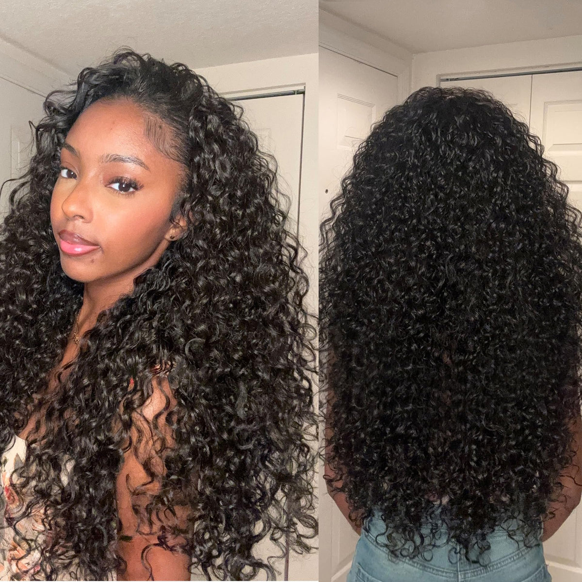 Frodio curly half wig 26 inches with natural long curls for daily volume.