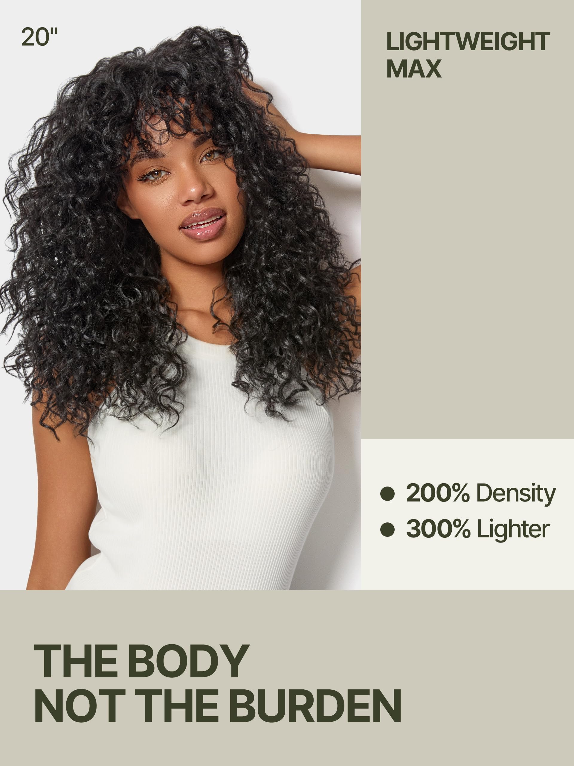 Frodio Veralux headband wig ready to wear in seconds.