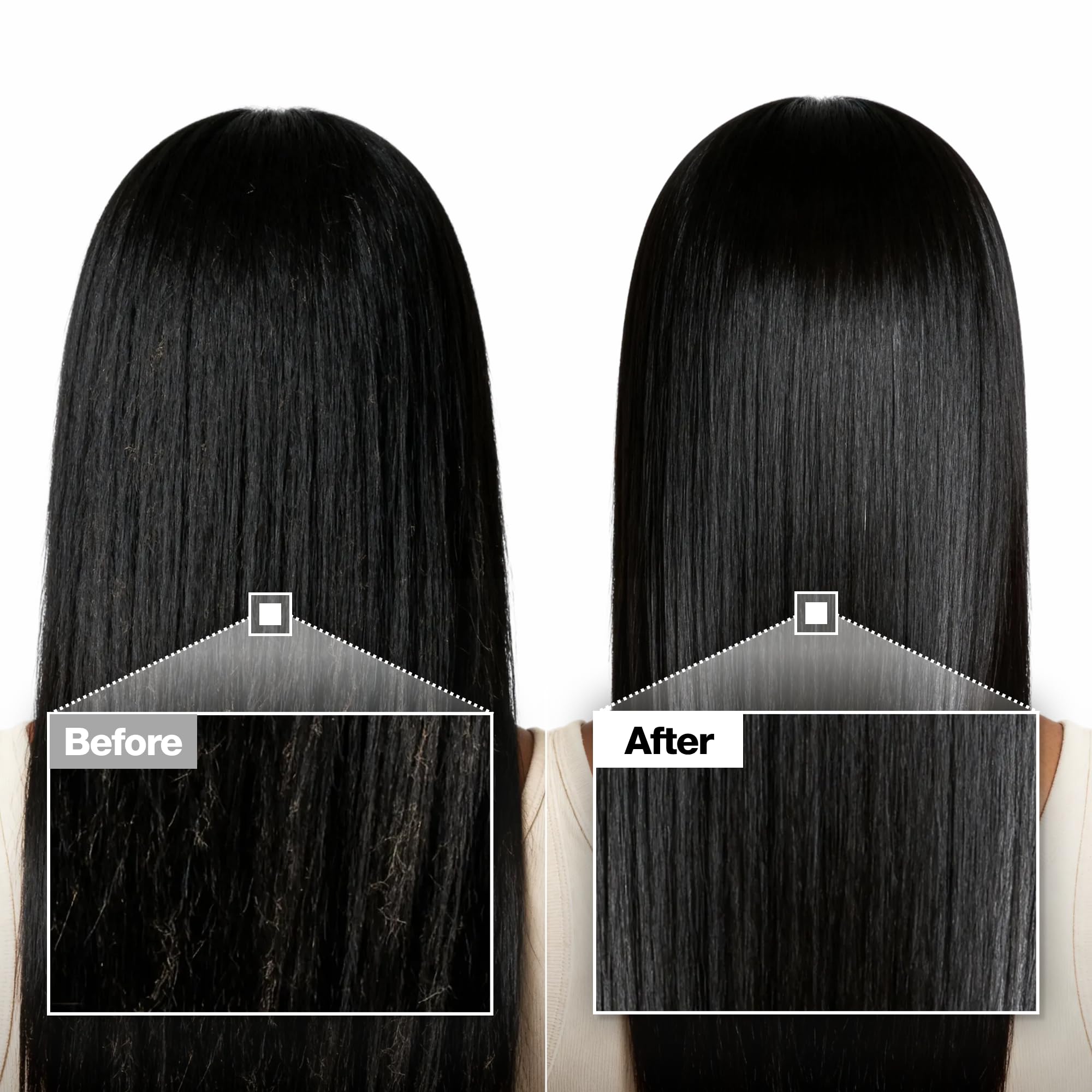 Low-pH cuticle care for a glossier finish and fewer split ends.